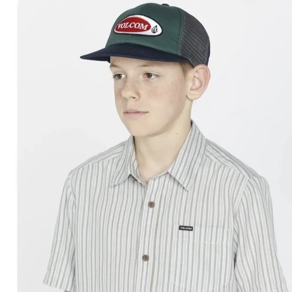 Volcom Oval It All Cheese Ranger Hat Mesh SnapBack Boys